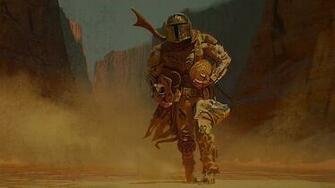 The Mandalorian Art 4k Wallpaper HD Tv Series
