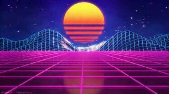 Neon Retro Wallpaper Top Background