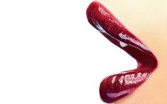 Red Lips Wallpaper