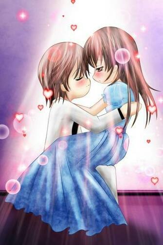 Anime Love iPhone Wallpaper And 4s