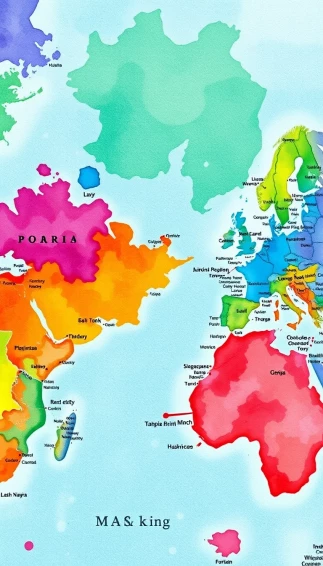 World Map Wallpaper High Resolution
