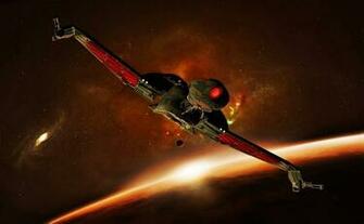 Klingon Bird Of Prey Wallpaper Sunrise By