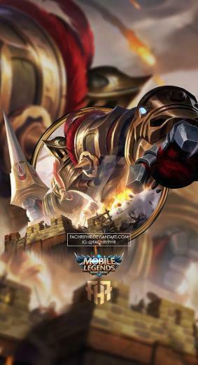 Wallpaper Phone Grock Castle Guard By Fachrifhr Mobile Legend