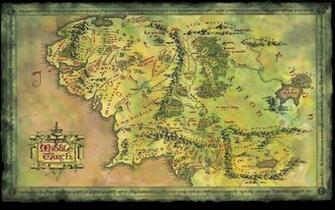 Map Of Middle Earth Wallpaper Background