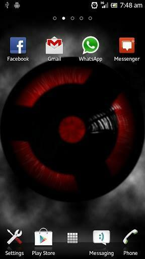 Sharingan Live Wallpaper Captura De Tela