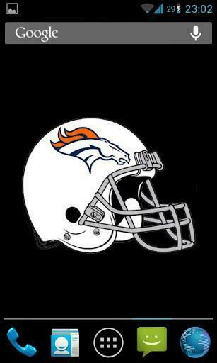 Bigger Broncos Helmet Live Wallpaper For Android Screenshot