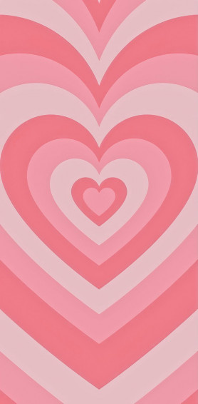 Pink Heart Wallpaper In iPhone
