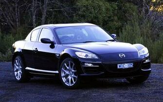 Mazda Rx8 Black Car White Silver