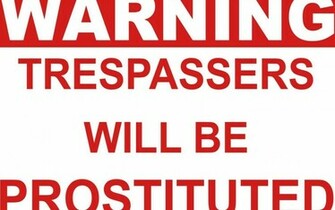 Text Funny Warning Wallpaper