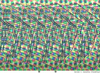 Stereogram Wallpaper Rubik Cube By