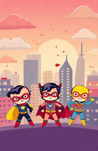 Cute Superhero Wallpaper