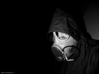 Cool Gas Mask Desktop Background