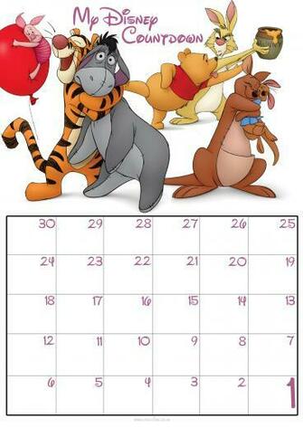Day Disney Countdown Calendar S