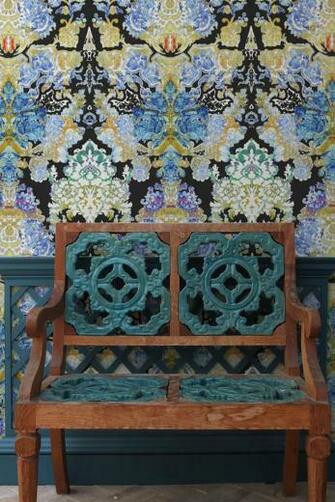 Timorous Beasties Wallcoverings Damsel Damask Wallpaper