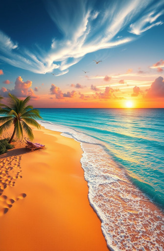 High Resolution Beach Wallpaper