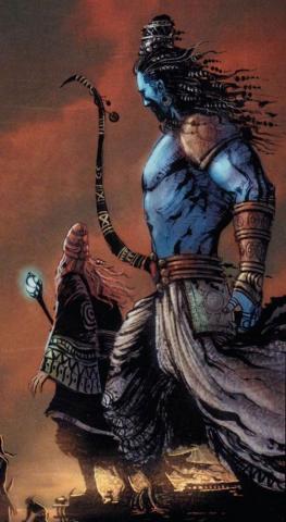 Comic Vine Lord Rama Image Shiva Painting Art