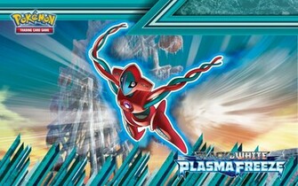 Pok Mon Tcg Black White Plasma Ze Deoxys Wallpaper
