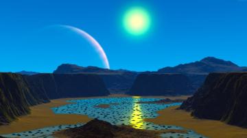 Ultra HD Wallpaper 8k 3d Alien Planet