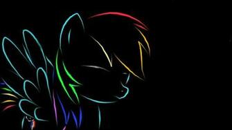 Go Back Gallery For Neon Rainbow Dash Wallpaper