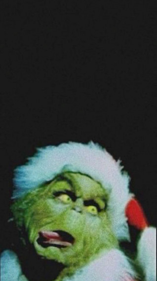 The Grinch Wallpaper iPhone Christmas Funny