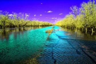 Riverwalk In Winter Wallpaper