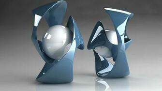 HD Wallpaper Sphere White Glossy Surface Figure