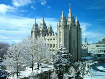 Salt Lake Lds Mormon Temple Photograph