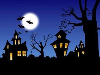Haunted House Halloween Wallpaper
