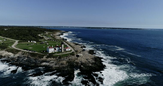 Beavertail Lighthouse P20 Rhode Island S Best 4k Aerial