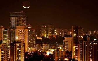 Night Background Animated City Light Wallpaper Lights