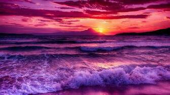 Romantic Purple Sunset Wallpaper At Wallpaperbro