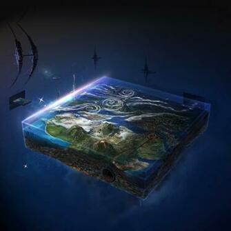 Ios7 Earth Is Flat Parallax HD iPhone iPad Wallpaper
