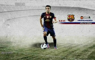 Football Xavi Hernandez HD Wallpaper