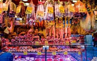 Meat Shop Butcher Wallpaper