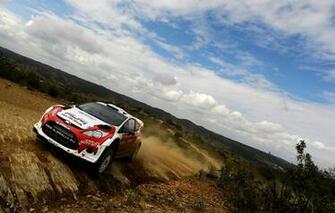 Wallpaper Ford Fiesta Car Rally Wrc Rotating Sports Sky Clouds