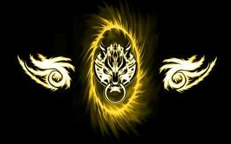Fire And Ice Wolf Blue Flames White