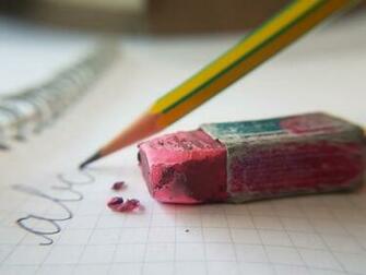HD Wallpaper Writing Learning Eraser Pink Rubber Used