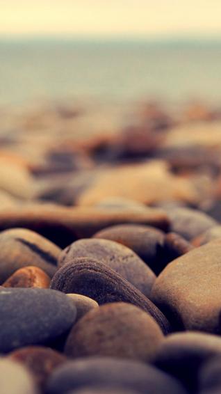 Stone Beach iPhone Wallpaper