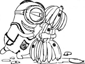 Wallpaper Bananas Coloring S