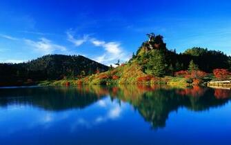 Autumn Reflection Japan Wallpaper HD