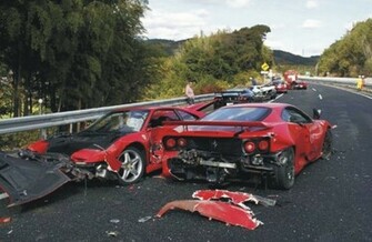 Expensive Car Crashes HD Wallpaper Background