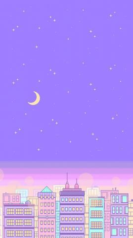 Purple Aesthetic iPhone Wallpaper 3d