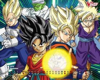 Wallpaper Dragon Ball Z Goku Vegeta Gohan Y Piccolo
