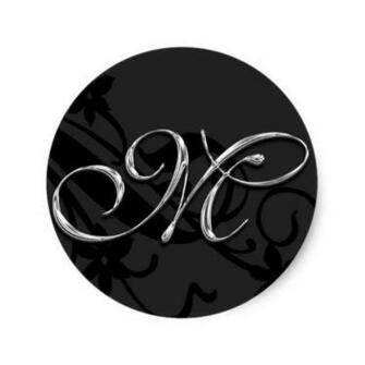 Monogram Letter M Wedding