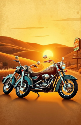 Vintage Motorcycle Wallpaper