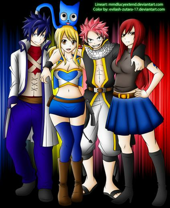Fairy Tail Team Natsu By Evilash Zutara