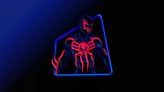 Spiderman Red Suit Minimal 4k Wallpaper HD Superheroes