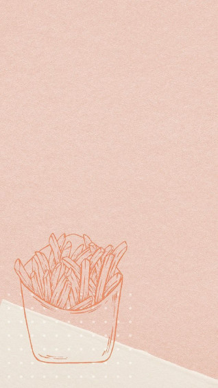 Cute French Fries Wallpaper