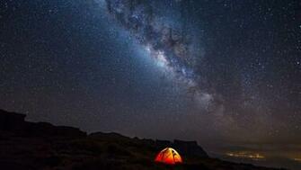 Sky Galaxy Camp Laptop HD 4k Wallpaper Image