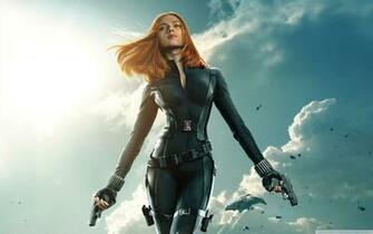 Black Widow In Captain America The Winter Soldier 4k HD Desktop